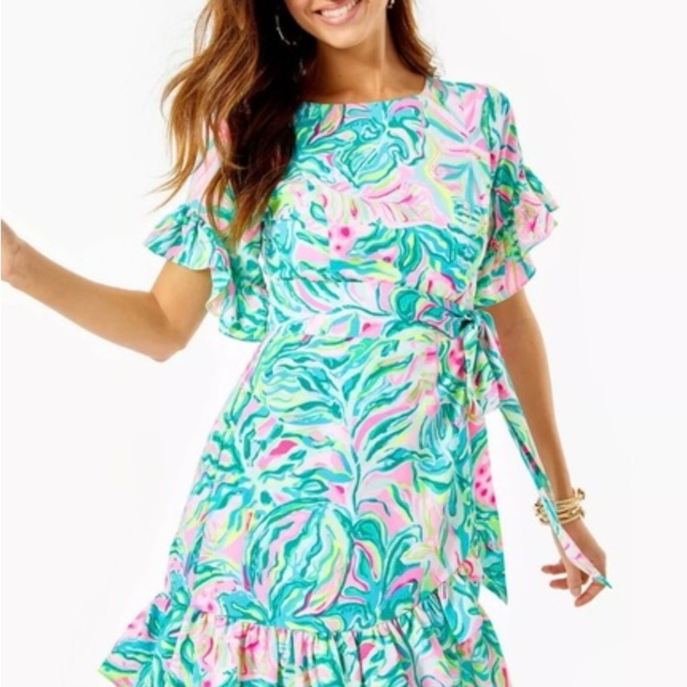 Lilly Pulitzer DARLAH STRETCH DRESS Multi One In A Melon